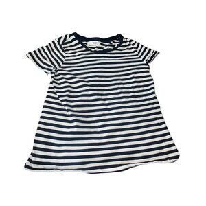 WORKSHOP REPUBLIC CLOTHING Women's Size Large 100% Pima Cotton Black White Tee